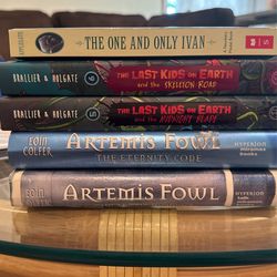 Last Kids On Earth And Artemis Fowl Books Lot