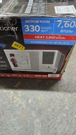 LG 8000 BTU AIR CONDITIONER with heater