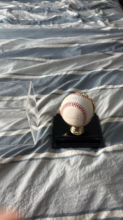 Signed baseball