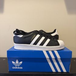Adidas Superstar Core Black Cloud White -  Size 7.5 