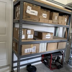 Uline Heavy Duty Wide Span Storage Rack Particle Board 