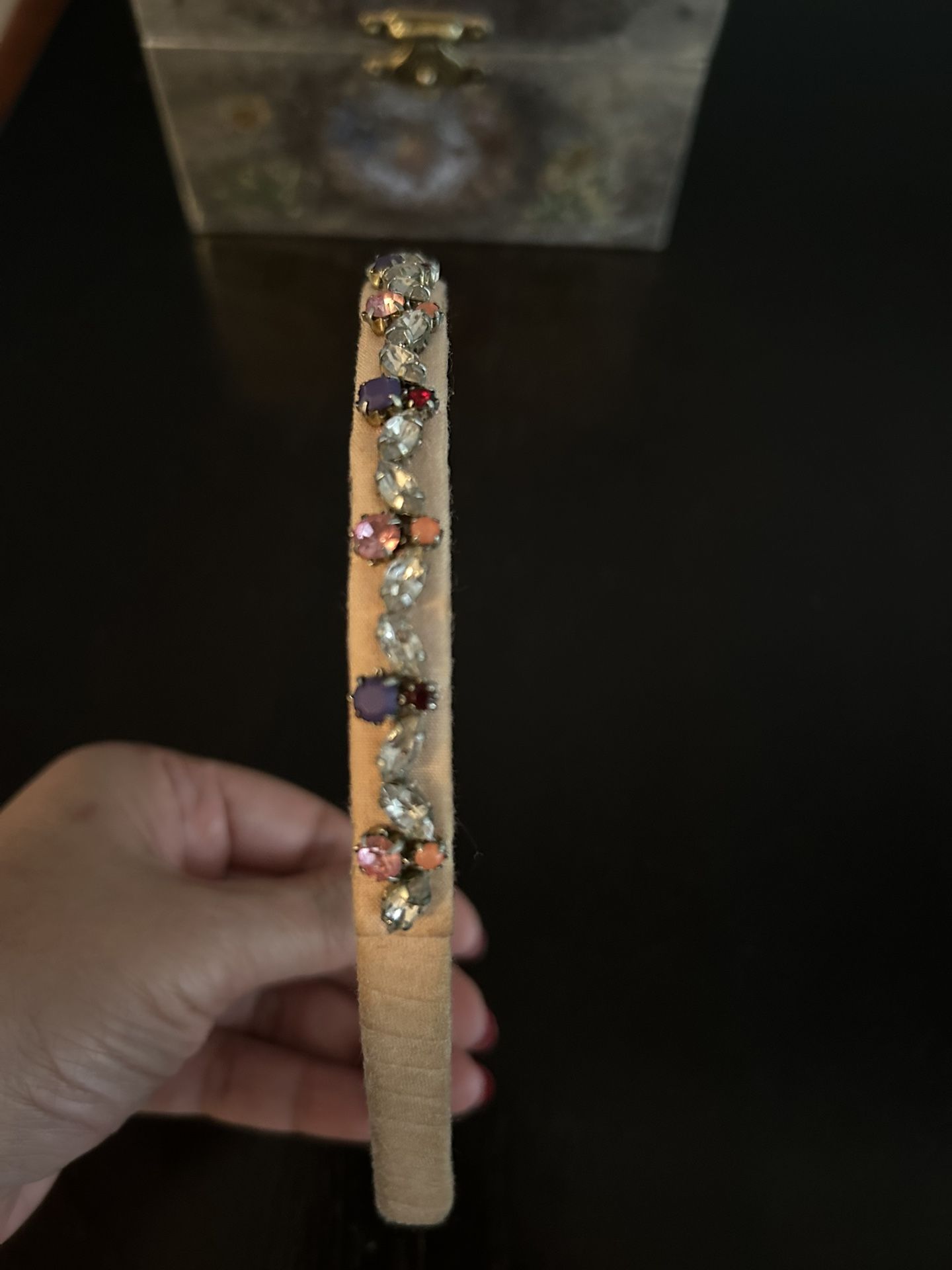 JCrew Crew Cuts Jeweled Pink Headband