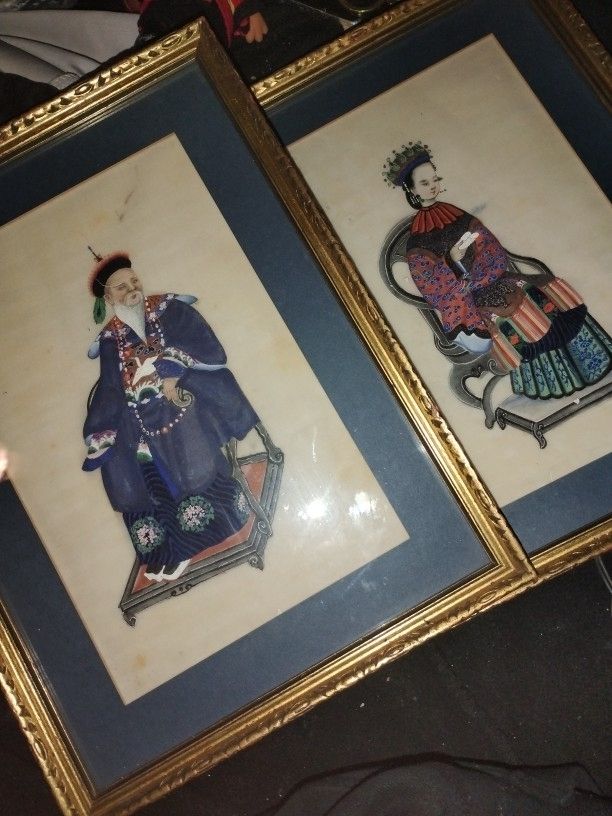 Chinese Dynasty Qing Original Pith Art Work