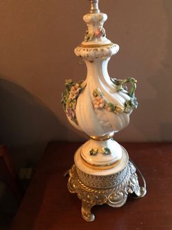 Vintage ceramic table lamp