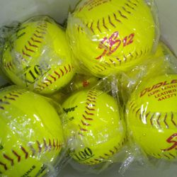 NEW FASTPITCH SLOWPITCH SOFTBALL SOFTBALLS BALLS NEW IN WRAPPERS!