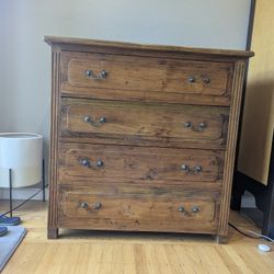 Teak 4 Drawers Dresser