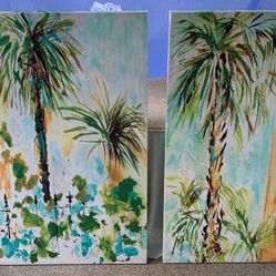 Two Wall Art Print On Canvas
