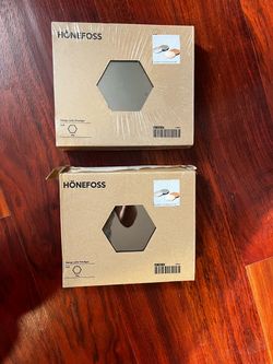 IKEA Hönefoss Hexagonal Mirror Set x2