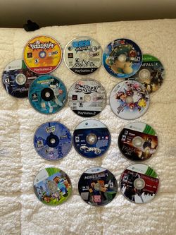 Game lot ps1,ps2,xbox, wii, and wii u