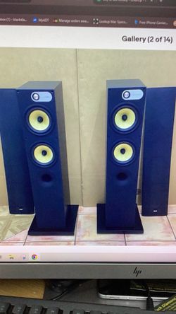 Bowers and Wilkins 384 floor standing speakers pair