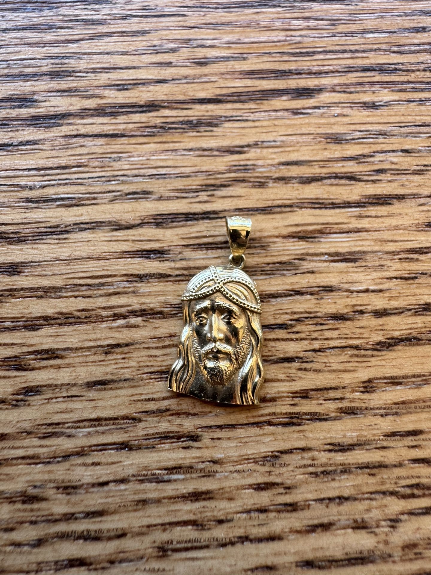 10k Gold Jesus Head