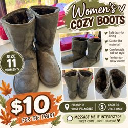 ๐ WOMENโS COZY BOOTS โ ONLY $10! ๐