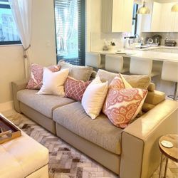 Artefacto sofá genuine leather/Fabric