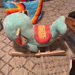 Whale Rocking Horse 