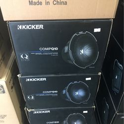 Kicker CompQ 10 On Sale Today For 229.99
