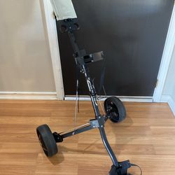 Golf Push Pull Cart 2 Wheels BAG BOY LITE  Folding Golf Cart