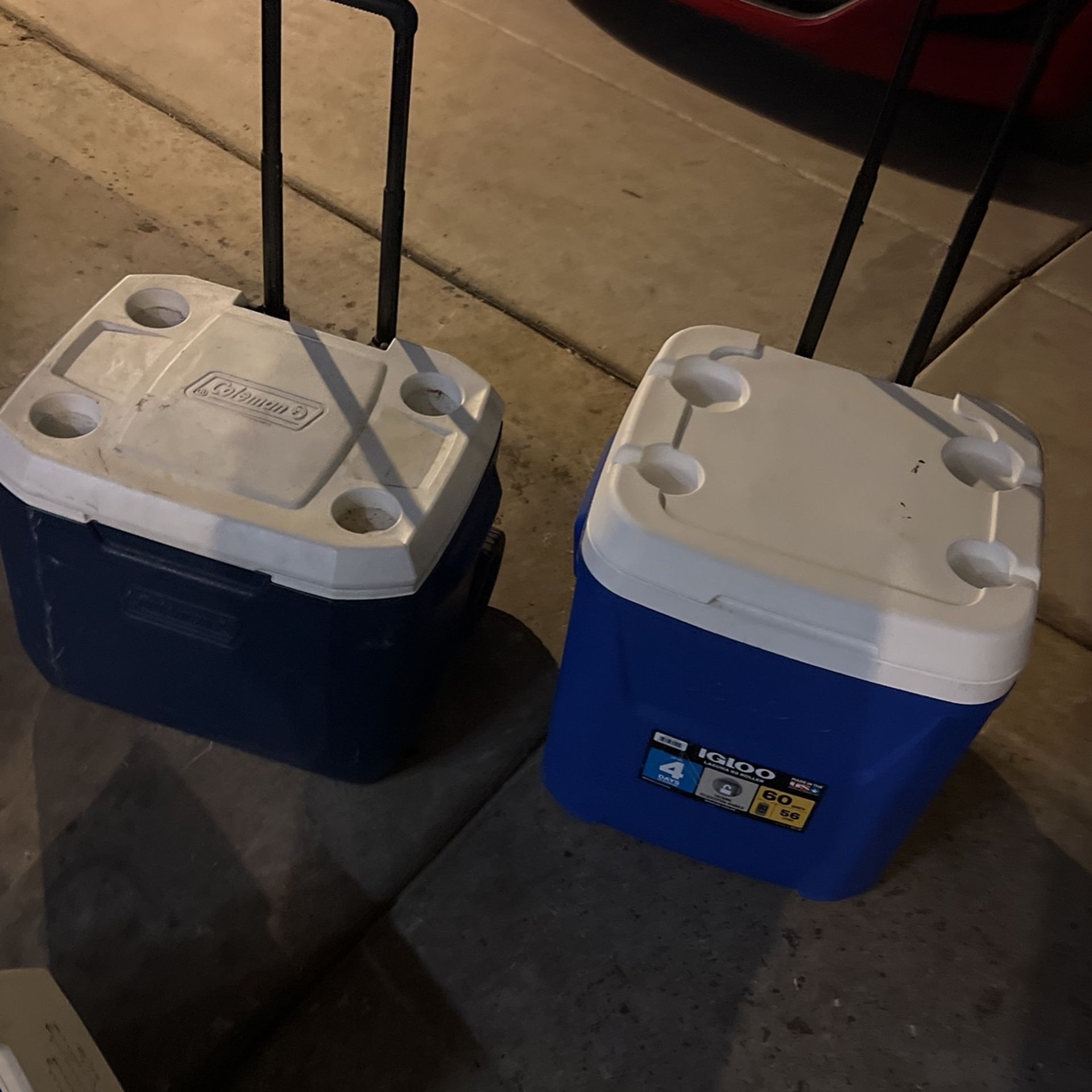 Xl Cooler Igloo Or Coleman Ice Chest