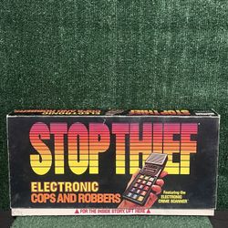 Vintage 1979 STOP THIEF Board Game By Parker Brothers Tested & Works.