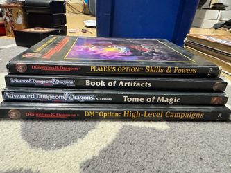 AD&D 2nd Edition Hardcover Lot – TSR 2121 2138 2154 2156