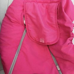 Pink Winter Baby Car Seat Cover