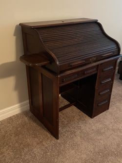 Antique Roll Top Desk