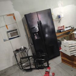 Black Frigidaire Fridge