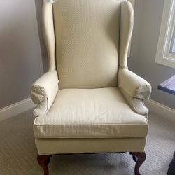 Matching Pair of Laine Wing Chairs