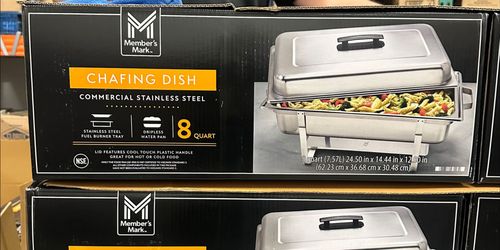 Member’s Mark Chafing Dish Stainless Steel 8 Quart