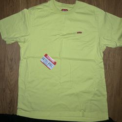 Supreme Small Box Logo Pale Lime Shirt