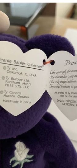 TY Beanie Baby - Princess Diana Special Edition - Rare | 1997 MINT!