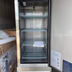 Single Door Stainless Steel Refrigerator 