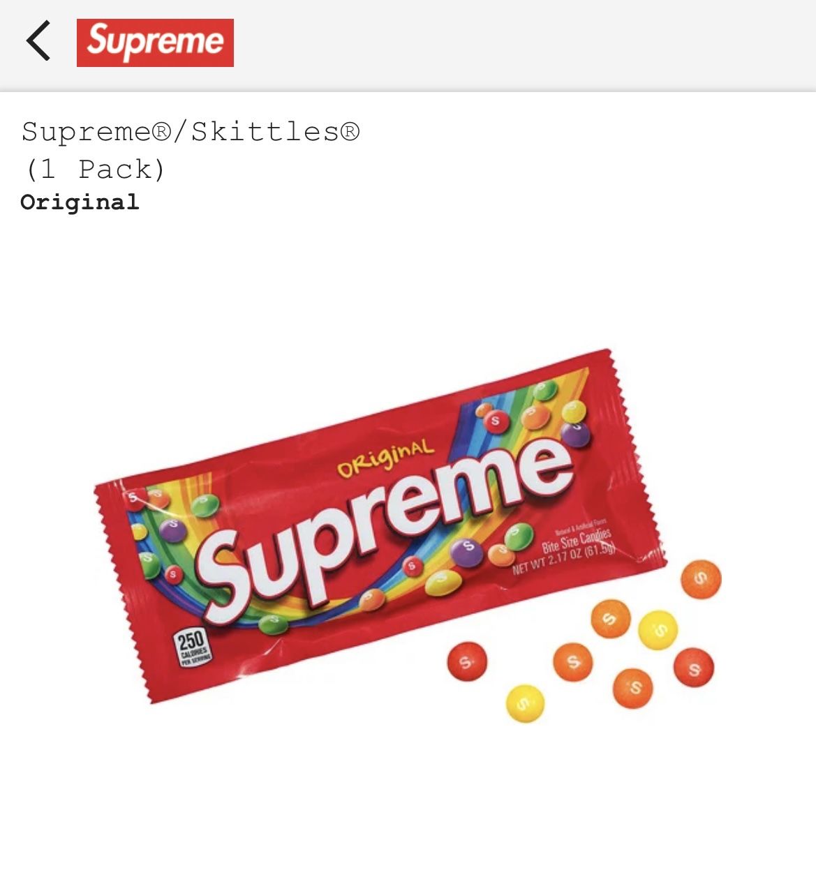 Supreme Skittles Original (red)