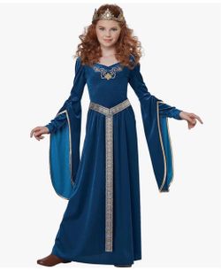 MEDIEVAL 👑 PRINCESS 👑 3PC HALLOWEEN COSTUME SIZE MEDIUM (8-10) 🌟EUC🌟