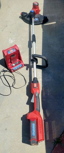 Toro PowerPlex 60V Cordless String Trimmer Edger w/ Battery & Charger – Works Great