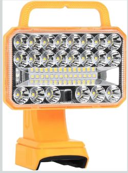 2000LM Light Compatible with Dewalt 20V Max Lithium-ion Battery