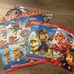 Paw Patrol Birthday Gift Bags (set of 4)