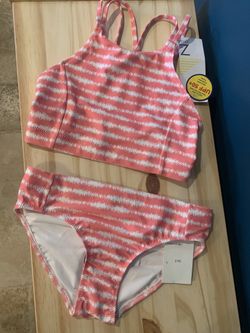 Girls Youth Pink Size 7 Bikini Bathing Suit