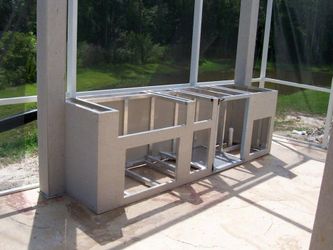 Out Door Kitchen/ Metal Framer