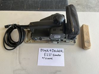 Black and Decker Elu Belt Sander With Base Frame 