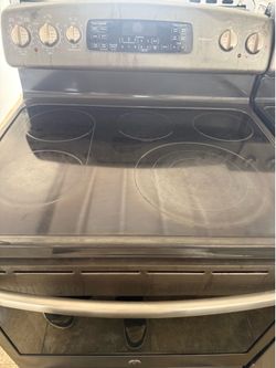 Stove glass top stainless steel