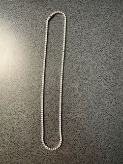 Silver Moissanite Tennis Necklace