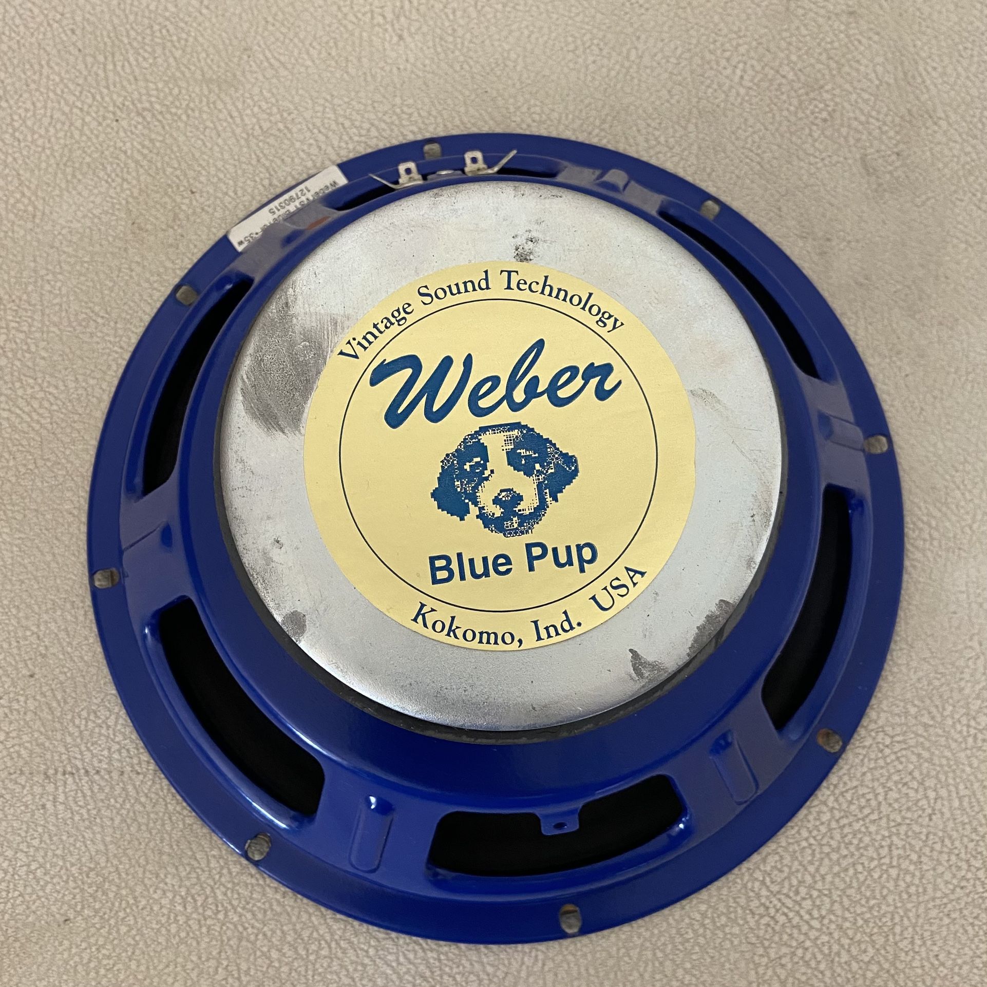 Weber Blue Pup 10” 8-ohm 35-Watt Guitar Amp Speaker~Boutique Amplifier~Fender~Vox~Marshall