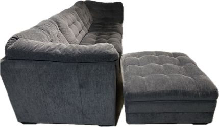 Couch sectional blue/gray