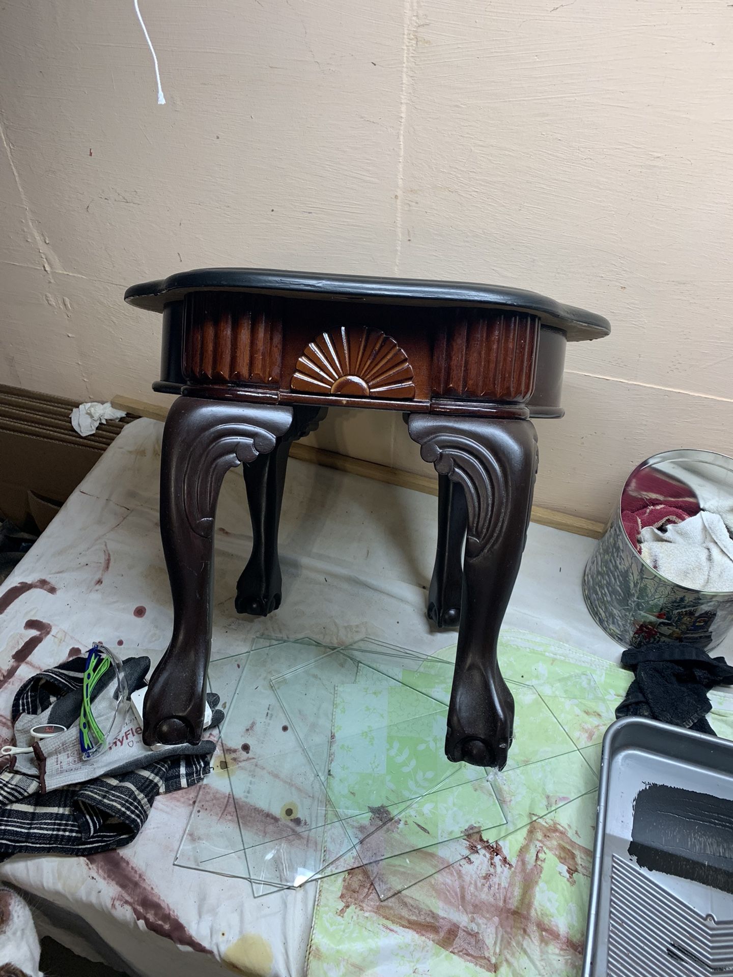 Cherry Wood End Table