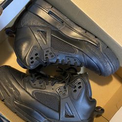 Jordan Winterized Spizike "Black" Grade School Boys' Boot
