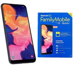 Samsung Galaxy A10e, 32GB Black - Family Mobile LOCKED- Prepaid Smartphone