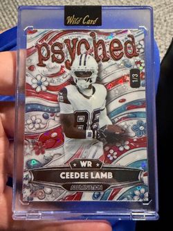CeeDee Lamb Wild Card Psyched Alumination 1/3