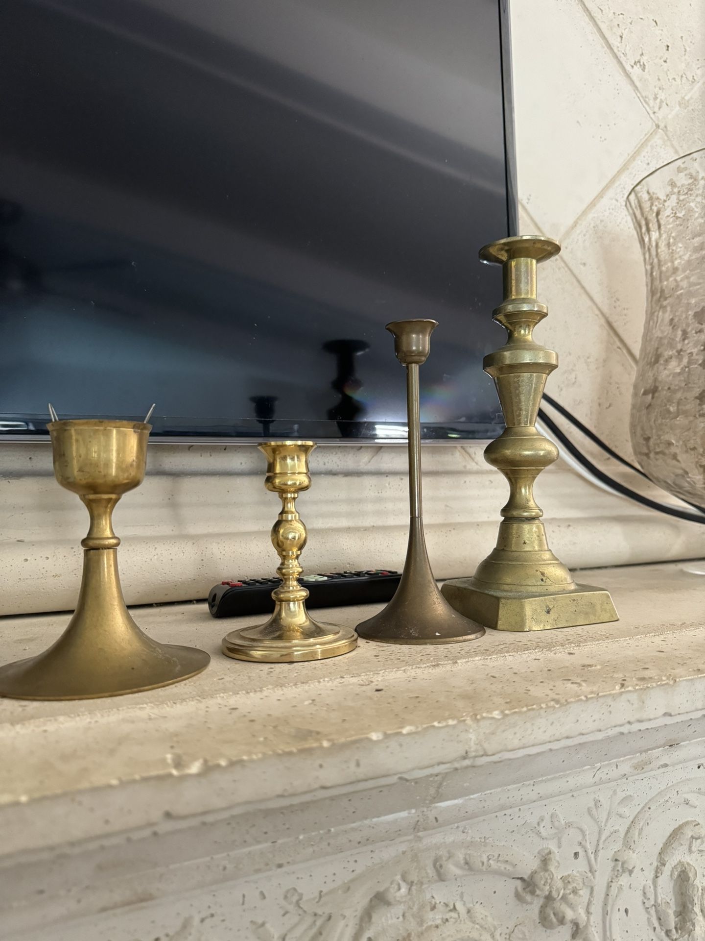 Brass Candle Stick Holders 