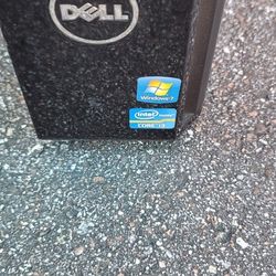 dell computer  desktop  processor i3 wirh power cord