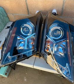 10-16 Cadillac SRX Base & Luxury Headlights Faros Calaveras Micas Luces Lamps